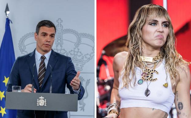 Pedro Sánchez responde al mensaje de Miley Cyrus: «Nuestro compromiso es fuerte»