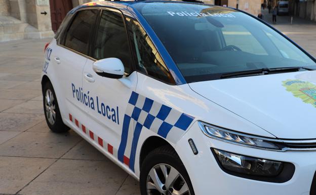 Herido un motorista en Burgos tras la colisión con un coche