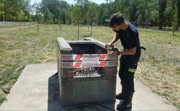 Clausuradas las barbacoas de Burgos por el riesgo extremo de incendios ante máximas de 40 grados