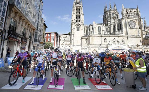 Felix Grossschartner (Bora), ganador de la primera etapa de la Vuelta a Burgos