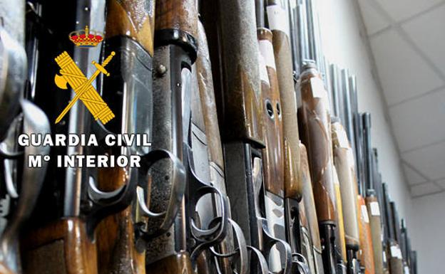 La Guardia Civil de Burgos realizará la subasta anual de armas durante el mes de septiembre