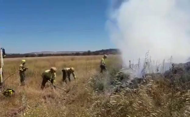 Cuatro incendios simultáneos en las cercanías de la ciudad de Burgos obligan a redoblar esfuerzos