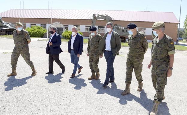 La base militar de Castrillo del Val se prepara para acoger el 29 la salida de una etapa de la Vuelta a España