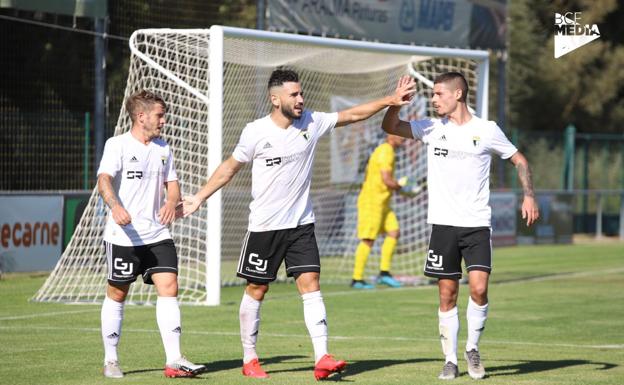 Victoria del Burgos en el primer test de pretemporada