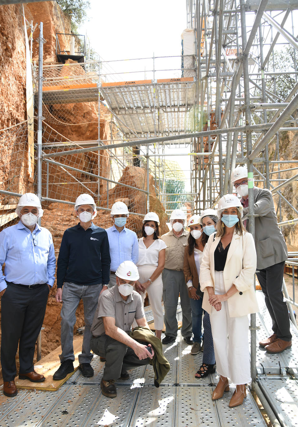 El ministro Pedro Duque visita el CENIEH y Atapuerca