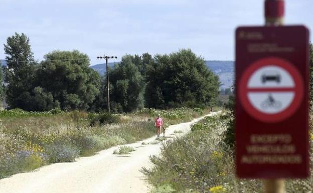 El proyecto vía verde Santander-Mediterráneo se para en Oña por una finca
