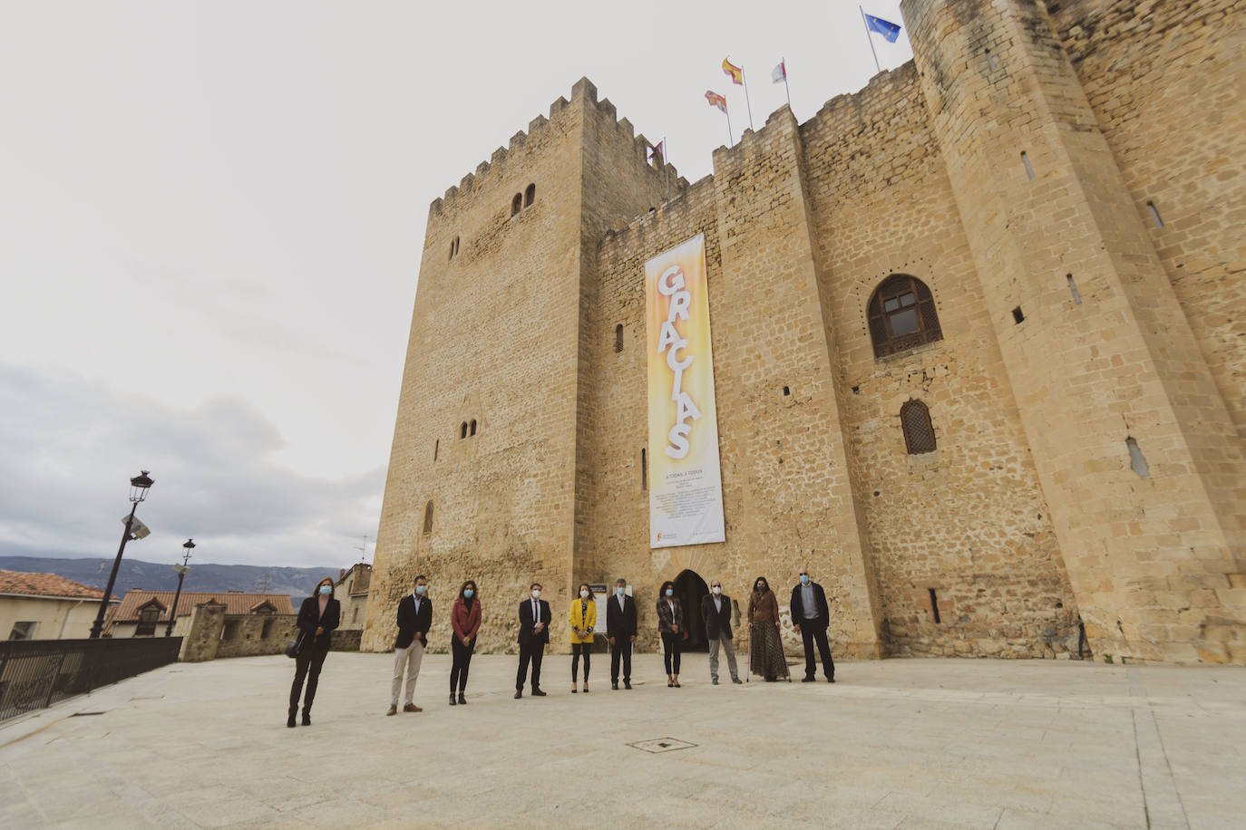 Medina de Pomar homenajea a los héroes de la pandemia