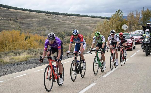 Smit y Madrazo, del Burgos BH, protagonistas en sendas fugas de La Vuelta