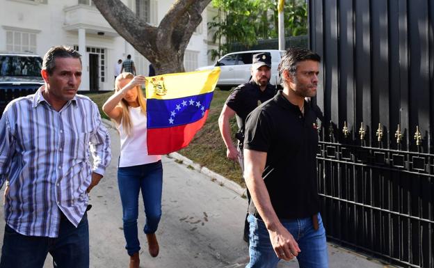 El Gobierno confirma que Leopoldo López está en Madrid