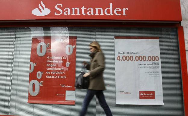 Santander reduce de 4.000 a 3.800 los afectados por el ERE