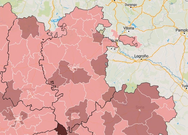 Quintanar y Aranda Rural, las zonas de salud con mayor tasa de mortalidad por la covid-19