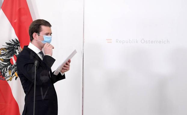 Austria advierte de una gran oleada de contagios en principios de año en Europa