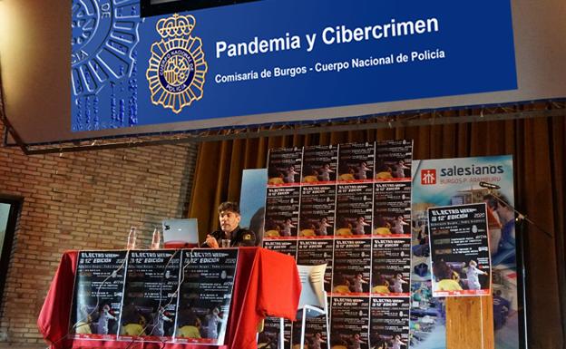 La Policía Nacional de Burgos participa en el Electro Week hablando del riesgo de internet en pandemia