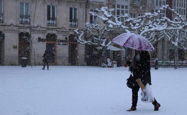 Nieve y frío para recibir al 2021