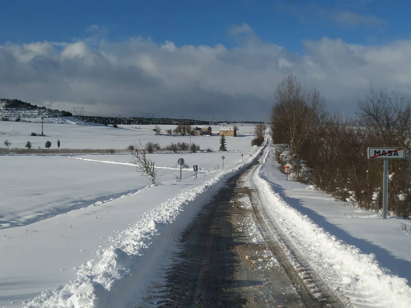 La primera nevada del año en la provincia