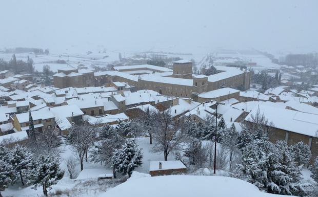 La nieve hace acto de presencia en Miranda, pero sin generar grandes complicaciones