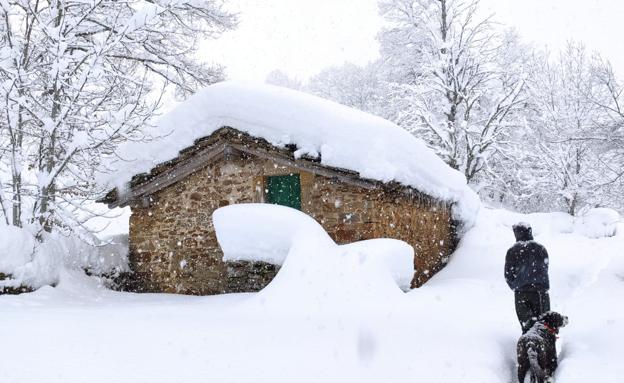 Filomena deja nieve y frío en la provincia de Burgos