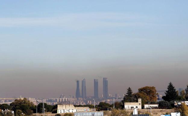 Alerta por contaminación en Madrid tras la nevada