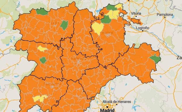 Dos de las seis ZBS sin casos covid de la región se encuentran en Burgos