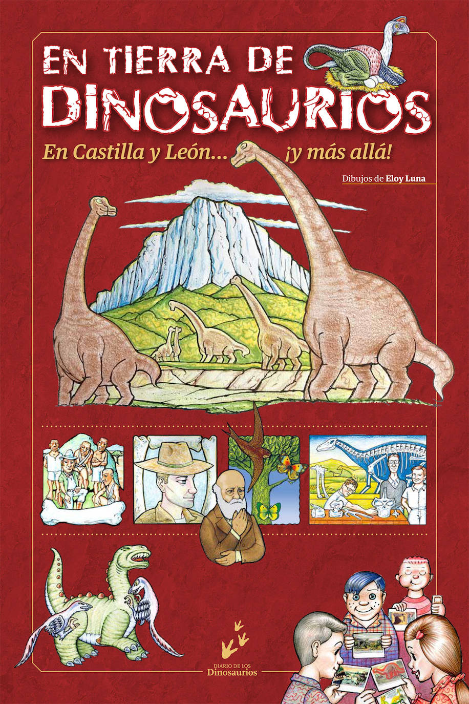 La Fundación Dinosaurios de Castilla y León publica un cómic con 12 recreaciones de Eloy Luna