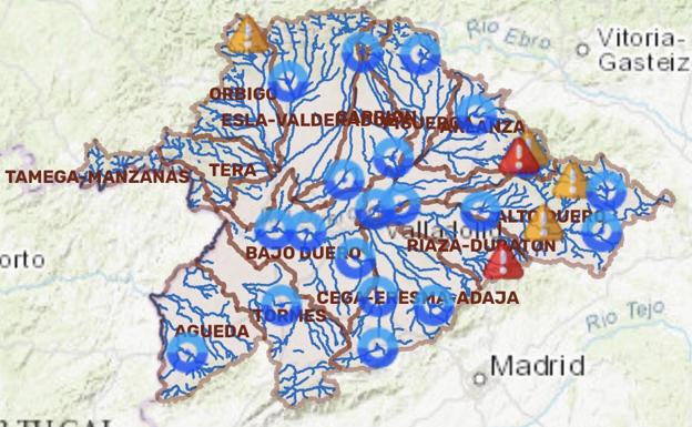 La CHD recomienda especial atención aguas abajo de Covarrubias por la aportación del río Pedroso al Arlanza