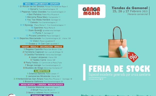 35 establecimientos participan en la Feria de Stock Gangamanía, en Gamonal