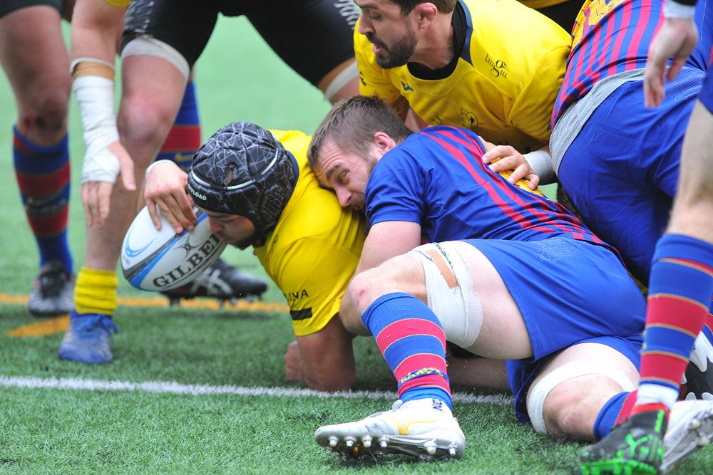El UBU Bajo Cero - Barça Rugby, en imágenes