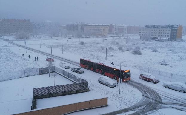 Emergencias 112 atiende 39 avisos en Burgos a causa de la nieve