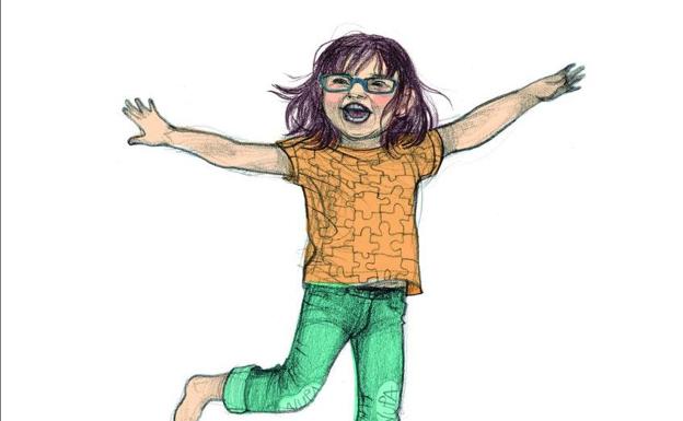 Nora, una niña burgalesa con una enfermedad rara, protagonista del nuevo libro solidario de Nupa