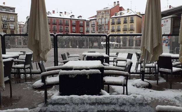 Activada la fase de alerta por nevadas en Burgos y Soria