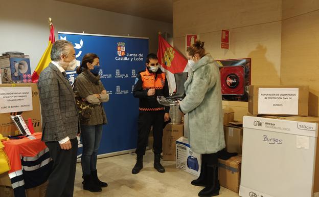 Más de 15.000 euros en material y vestuario para los voluntarios de Protección Civil Burgos