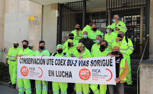 Los trabajadores de la Ute Coex-Bu2 se hartan: «Solo queremos una negociación»