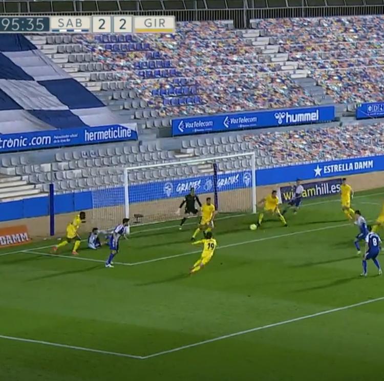 Vídeo: Sabadell y Girona se reparten puntos en un derbi vibrante