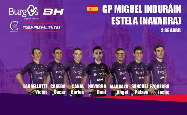 El Burgos BH se desdobla para participar en el GP Miguel Induráin y la Roue Tourangelle