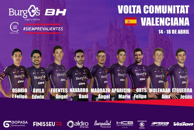 El Burgos BH prepara su participacón en La Volta a la Comunitat Valencia que comienza a rodar el 14 de abril