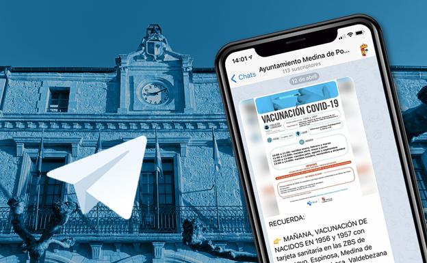 Medina de Pomar estrena canal de información en Telegram