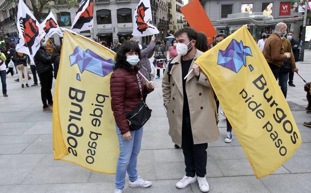 Protesta en Madrid contra la «muerte dulce» de Castilla y León