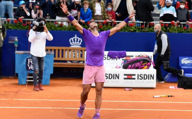 Nadal resiste y gana el decimosegundo Godó