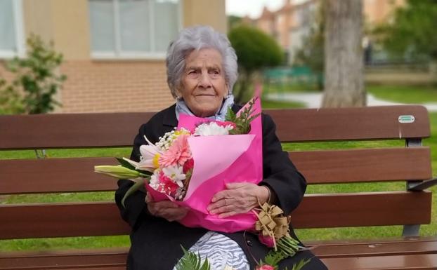 La burgalesa Felipa García cumple 106 años en la residencia de Roa