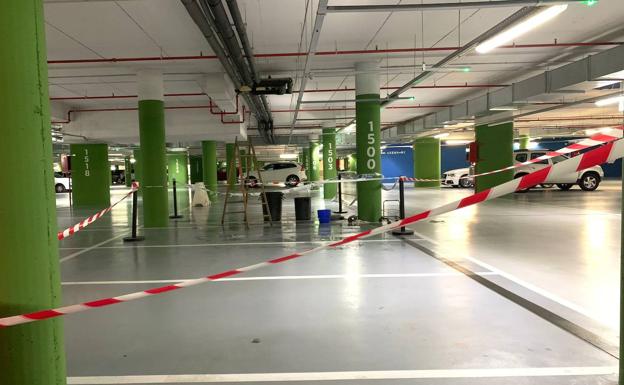 El Ayuntamiento estudia la posible impermeabilización del aparcamiento del MEH