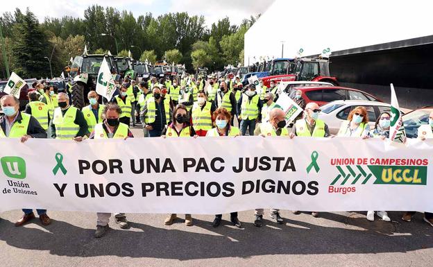 Agricultores y ganaderos exigen en Burgos una PAC para los profesionales y los que paguen la Seguridad Social Agraria