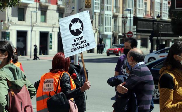 La reactivación de los procesos para las macrogranjas saca a los burgaleses a la calle