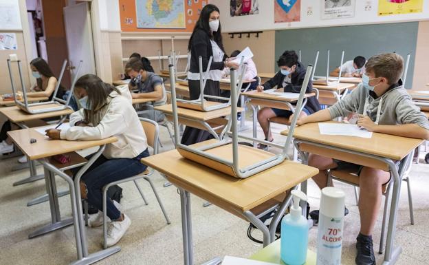 Burgos inicia la semana con una nueva aula confinada por la covid