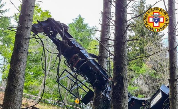 Detenidos los responsables del teleférico donde murieron 14 personas en Italia