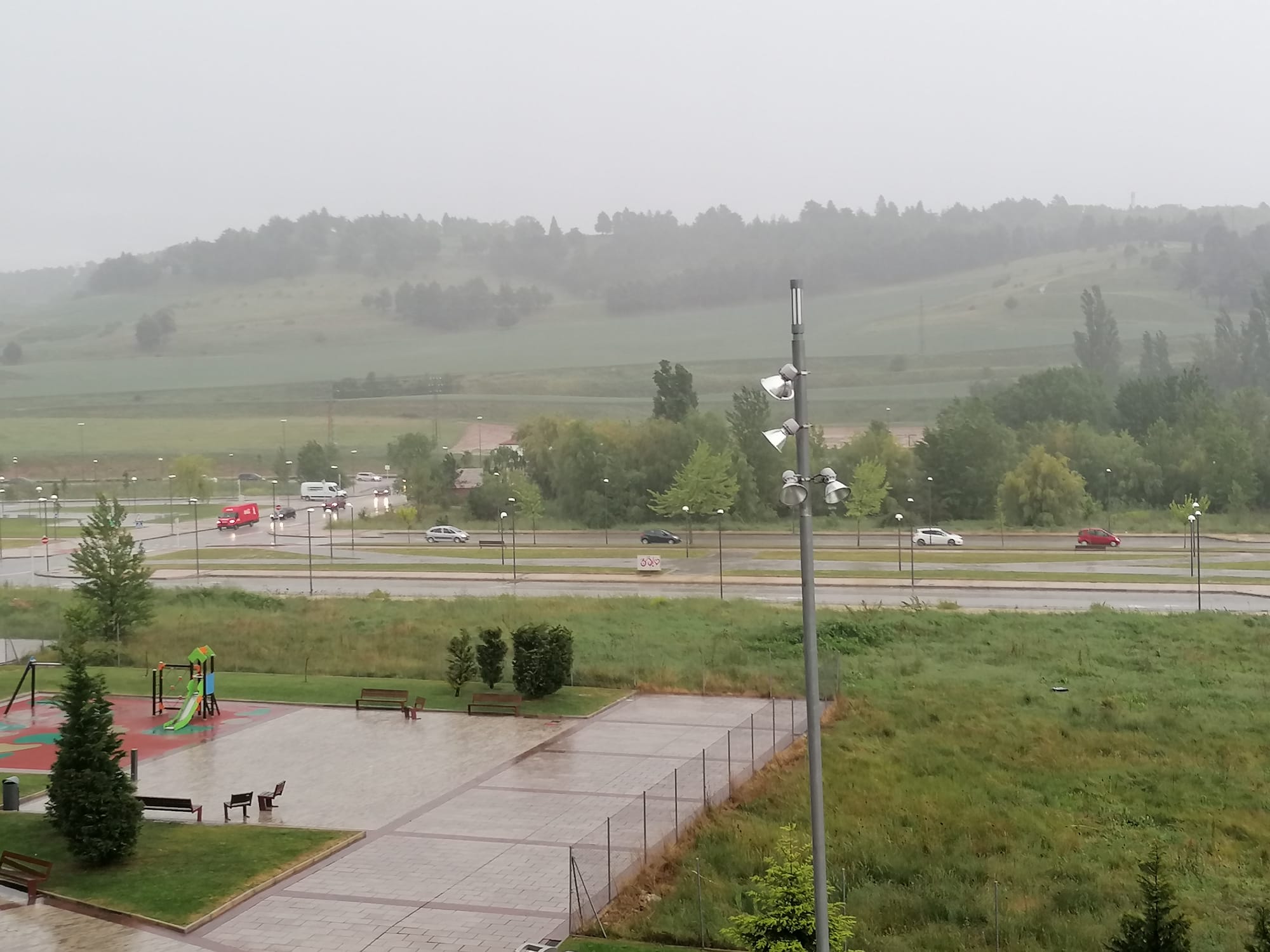 Imágenes: Los estragos de la tormenta en Burgos