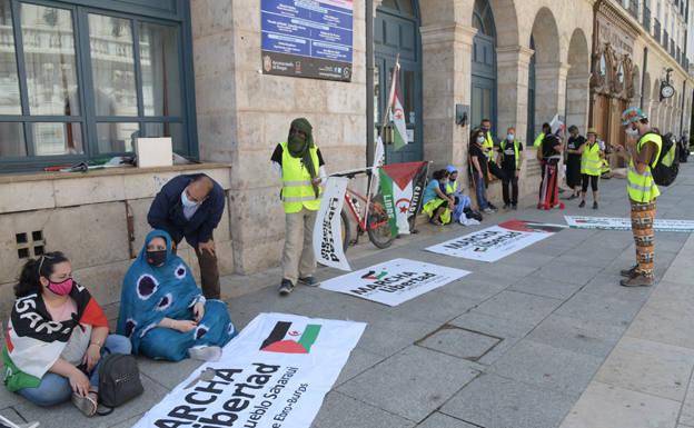 La Marcha por la Libertad del Pueblo Saharauí llega a Burgos