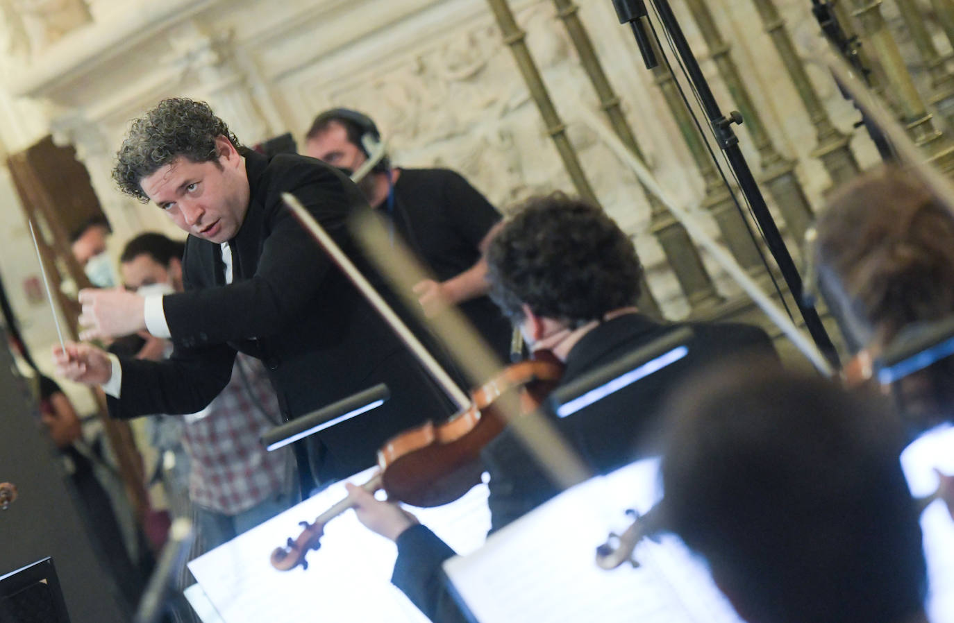 Dudamel dirige a la Mahler Chamber Orchestra y el Orfeón Donostiarra en Burgos