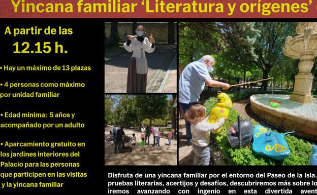 'Literatura y Orígenes' una yincana familiar en el Palacio de la Isla