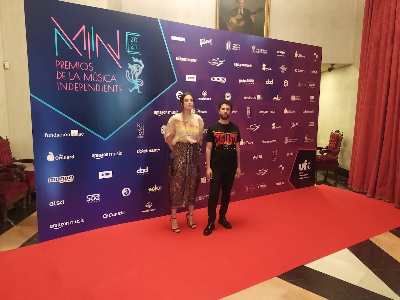 Alfombra roja de los Premios MIN 2021