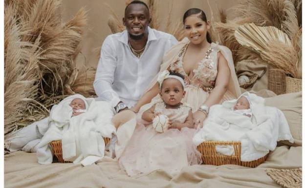 Usain Bolt, tres hijos en poco más de un año